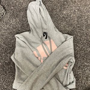cropped adidas sweatshirt